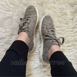 EILEEN FISHER 11 Clifton Felted Wool Sneakers in Koala Gray • Fall Winter Shoes